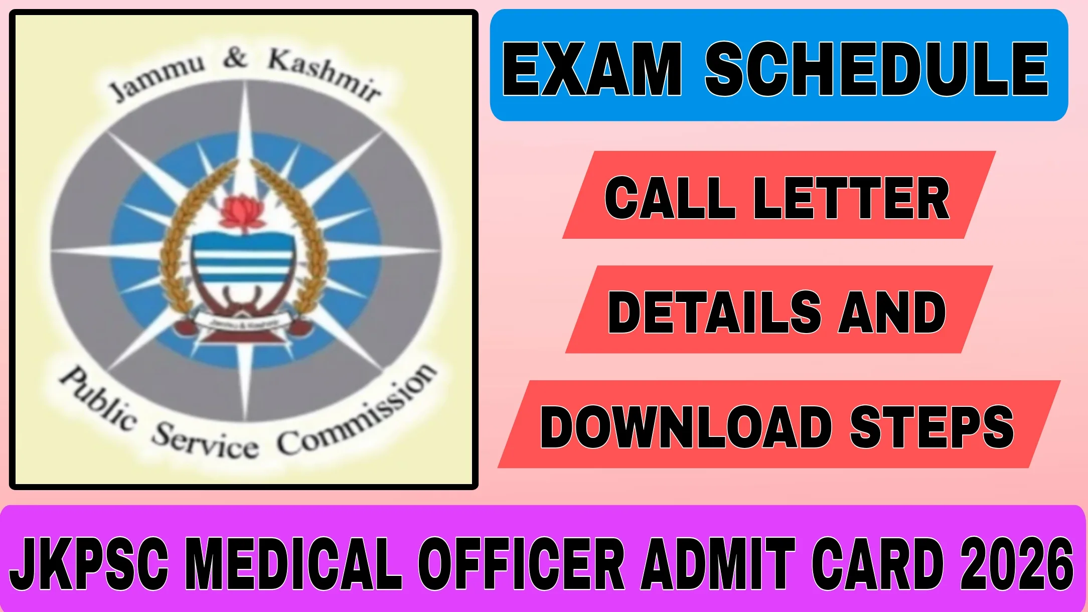 JKPSC Medical Officer Admit Card 2026