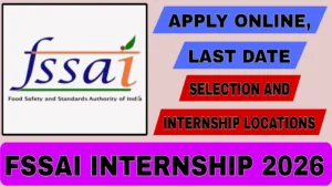 FSSAI Internship 2026