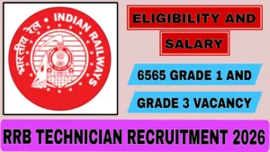 RRB Technician Recruitment 2026