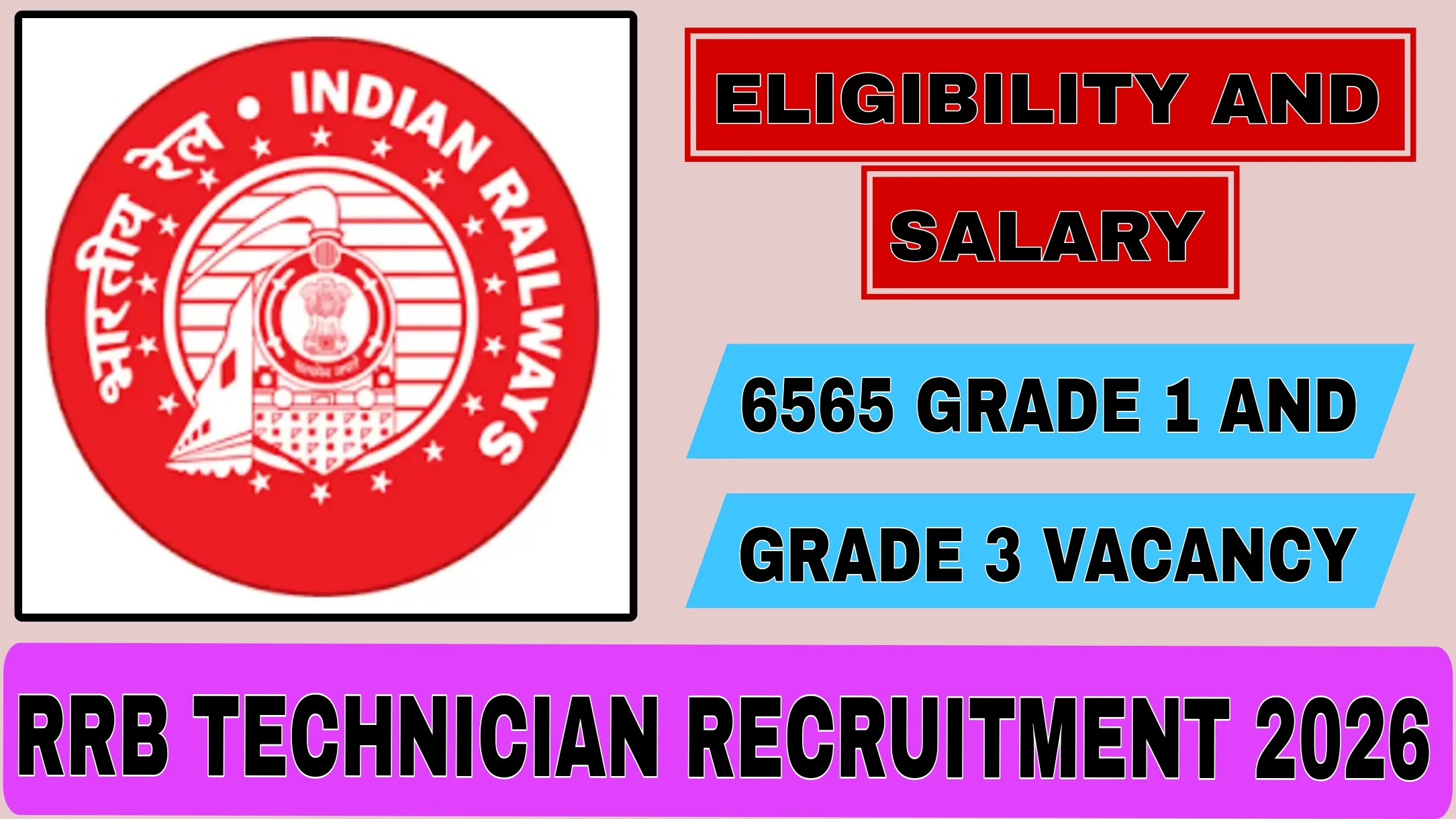 RRB Technician Recruitment 2026